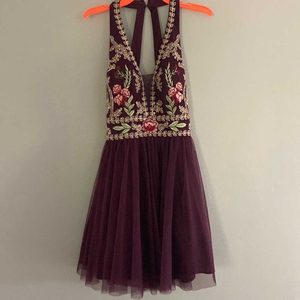 Purple blondie brand homecoming dress size 1